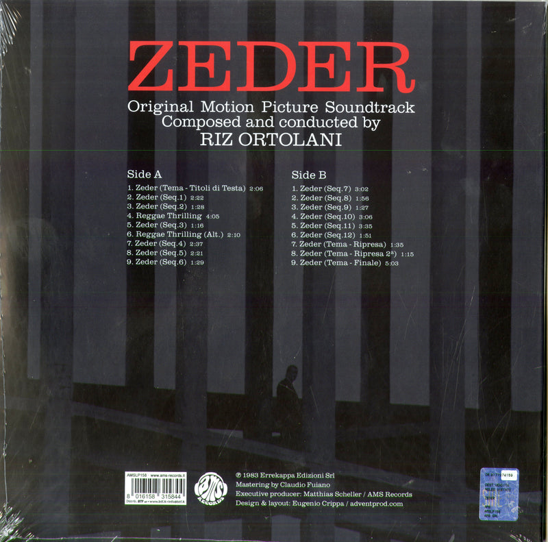 O.S.T.-Zeder (Riz Ortolani) - Zeder (180 Gr.) Lp 8016158315844