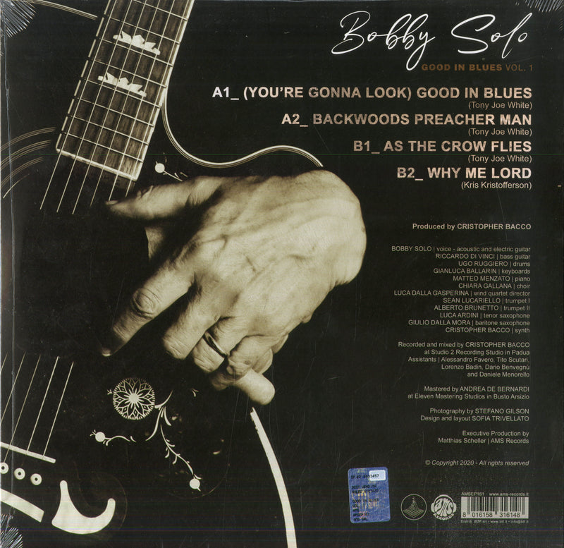 Solo Bobby - Good In Blues Vol.1 (180 Gr. Vinyl White Limited Edt.) Lp 8016158316148