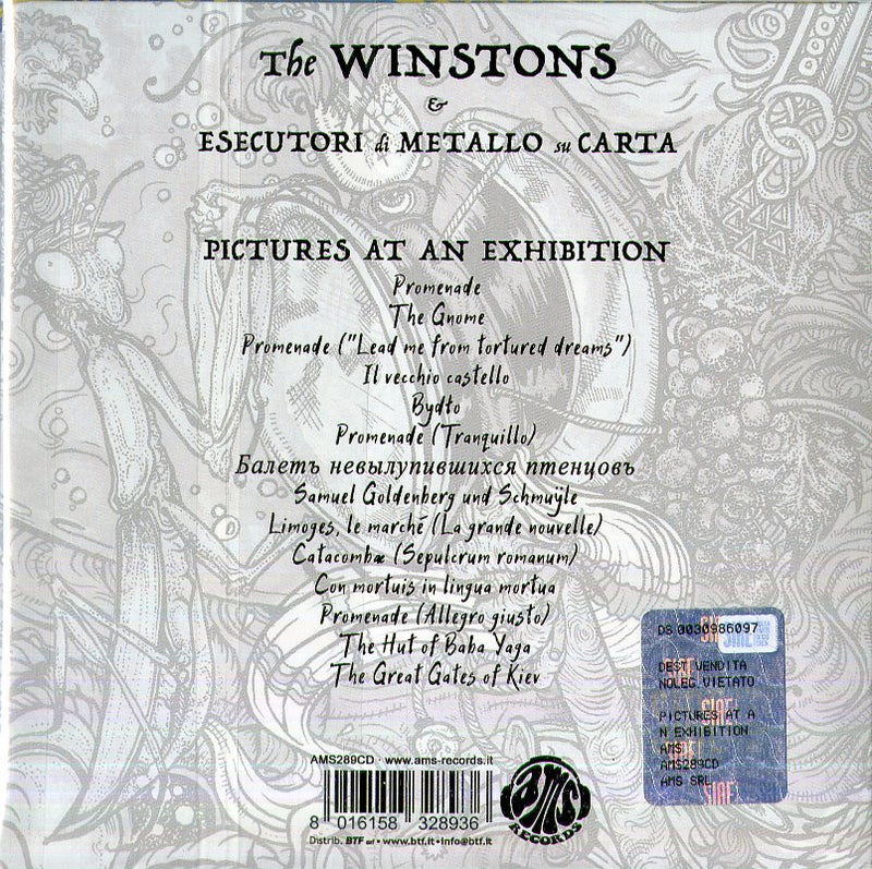 Winstons The & Edmsc - Pictures At An Exhibition (Papersleeve) CD 8016158328936