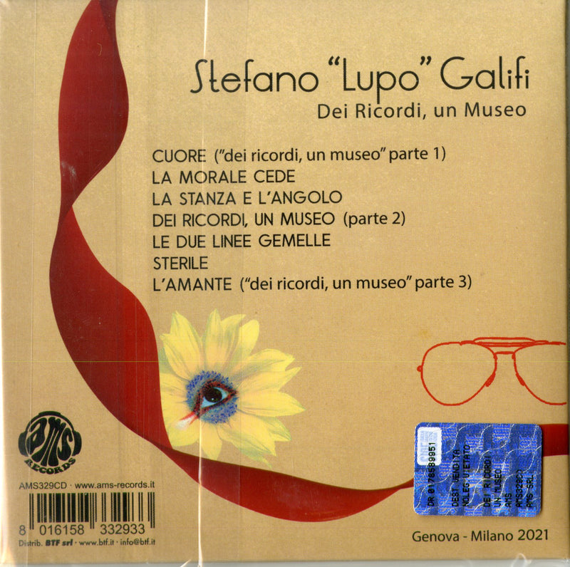 Galifi Stefano "Lupo" - Dei Ricordi, Un Museo (Cd Papersleeve) Cd 8016158332933