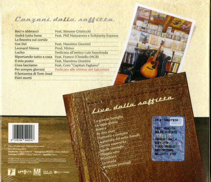 Cisco - Canzoni Dalla Soffitta (Digipack) Cd 8016158549218