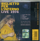 Biglietto Per L'Inferno - Live 1974 Cd 8016158900323