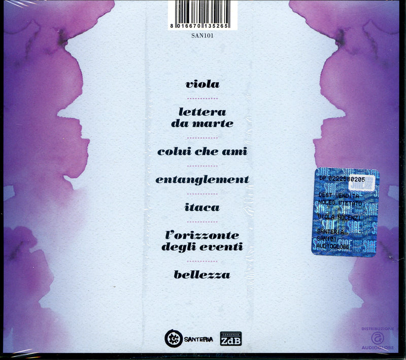 Nocenzi Viola - Viola Nocenzi Cd 8016670135265