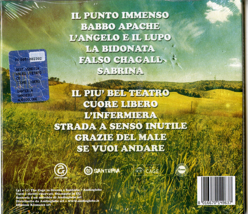 Rondelli Bobo - Cuore Libero Cd 8016670149637