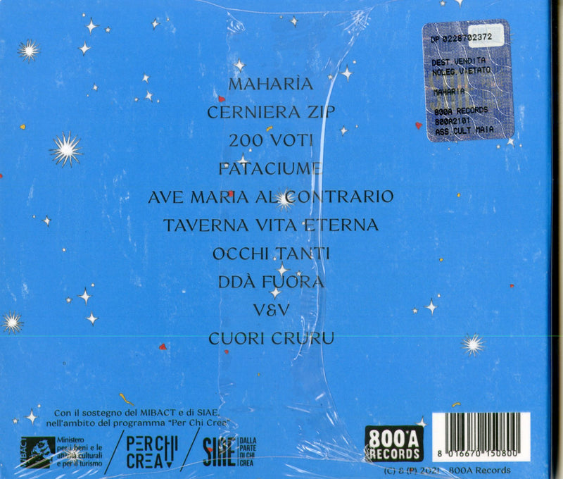 Bondi' Alessio - Maharia Cd 8016670150800