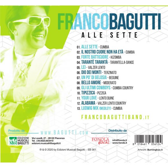 Bagutti Franco - Alle Sette Cd 8018461056124