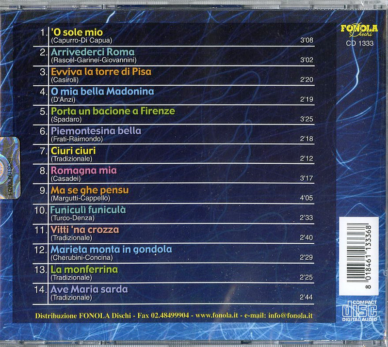 Compilation - Souvenir D'Italie Cd 8018461133368