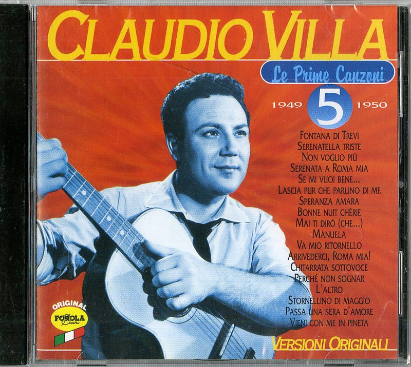 Villa Claudio - Prime Canzoni V.5 Cd 8018461140663