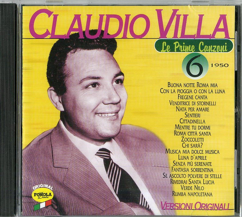 Villa Claudio - Prime Canzoni V.6 CD 8018461140762