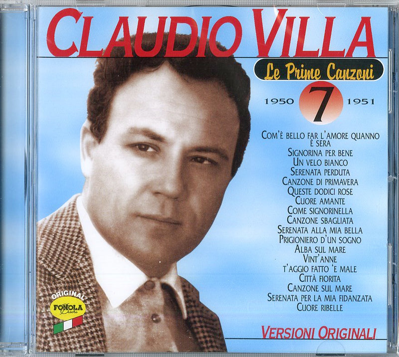 Villa Claudio - Prime Canzoni V.7 Cd 8018461140861