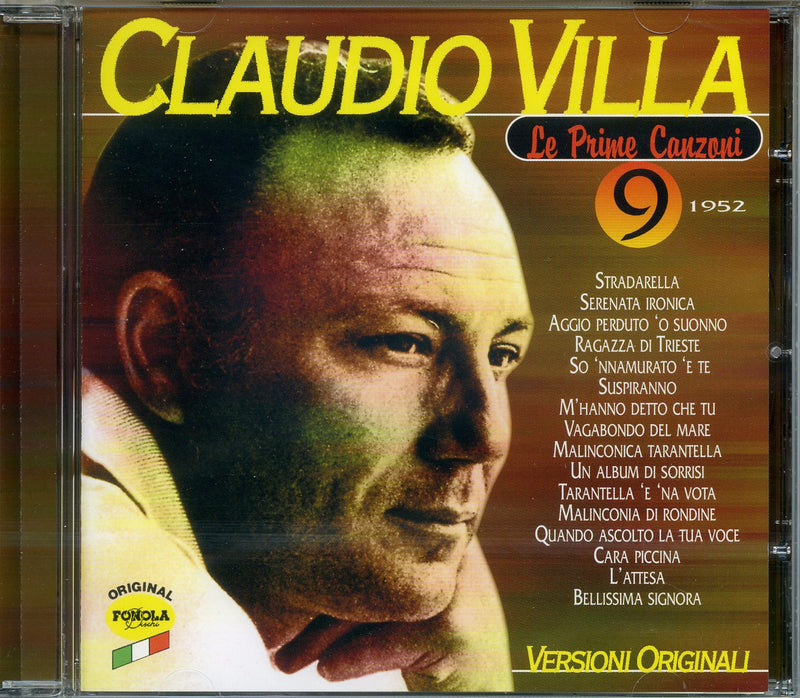 Villa Claudio - Prime Canzoni V.9 Cd 8018461141066