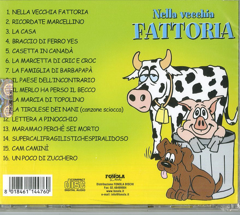 Compilation - 16 Canzoncine Vol.1 Nella Vecchia Fattoria Cd 8018461144760