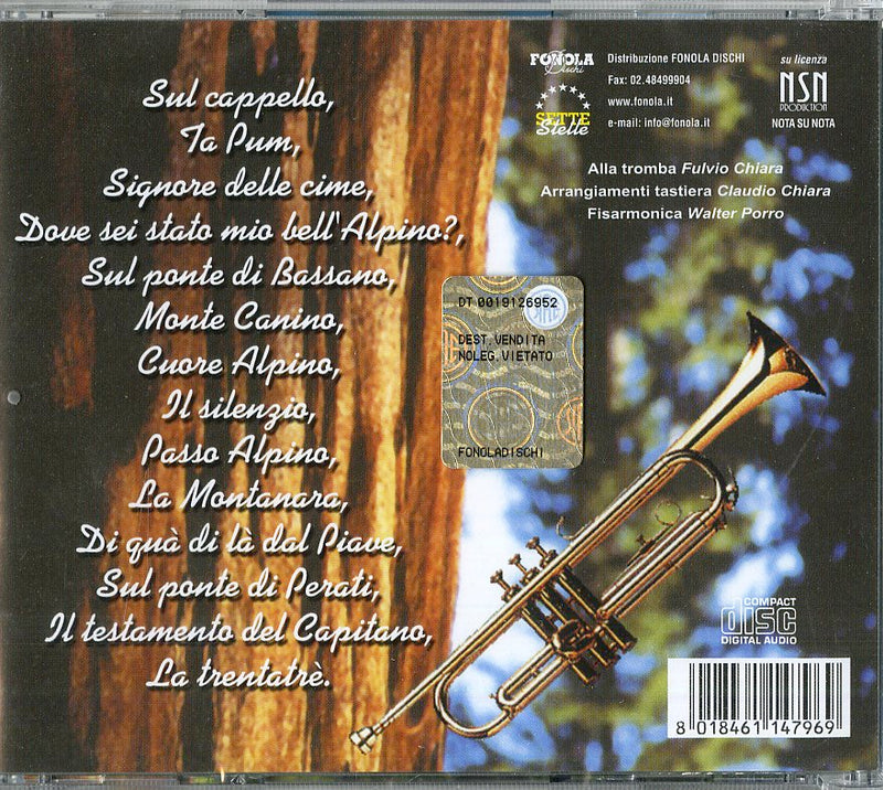 Compilation - La Tromba Degli Alpini 1 Cd 8018461147969