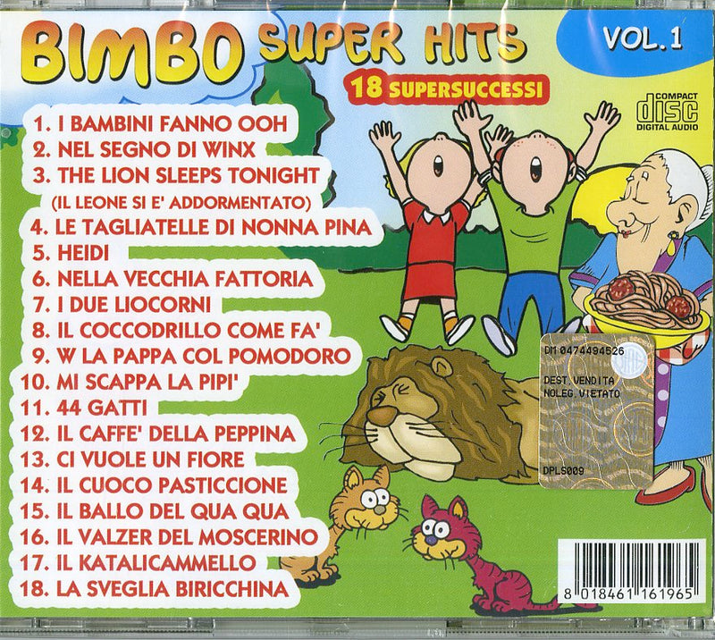 Compilation - Bimbo Super Hit V.1 Cd 8018461161965