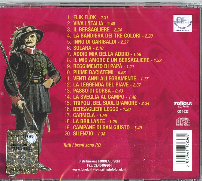 Compilation - Bersaglieri D'Italia CD 8018461162368