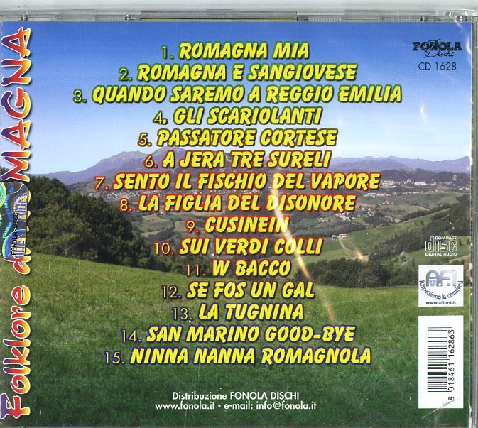 Compilation - Folklore Di Romagna Cd 8018461162863