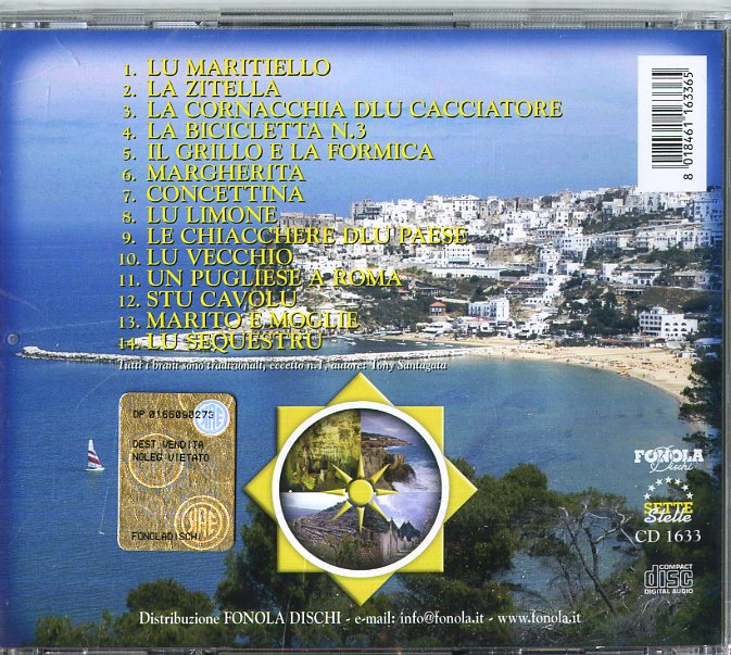 Compilation - Folklore Pugliese CD 8018461163365