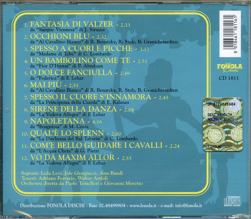 Compilation - Grandi Arie Da Operette Vol.2 Cd 8018461181161