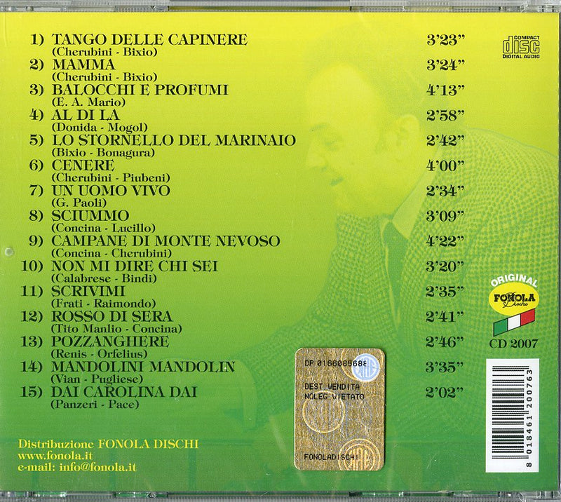 Tajoli Luciano - Celebri Canzoni Vol.2 CD 8018461200763