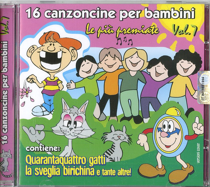 Compilation - 16 Canzoncine Vol.7 44 Gatti Cd 8018461208769