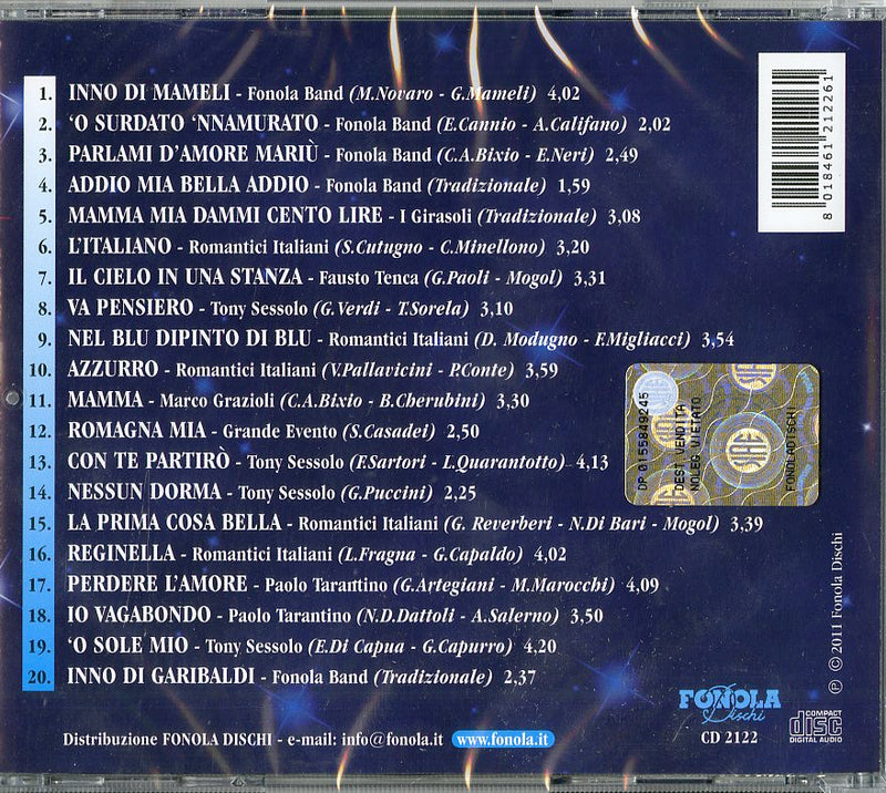 Compilation - Inni E Canzoni D'Italia Cd 8018461212261