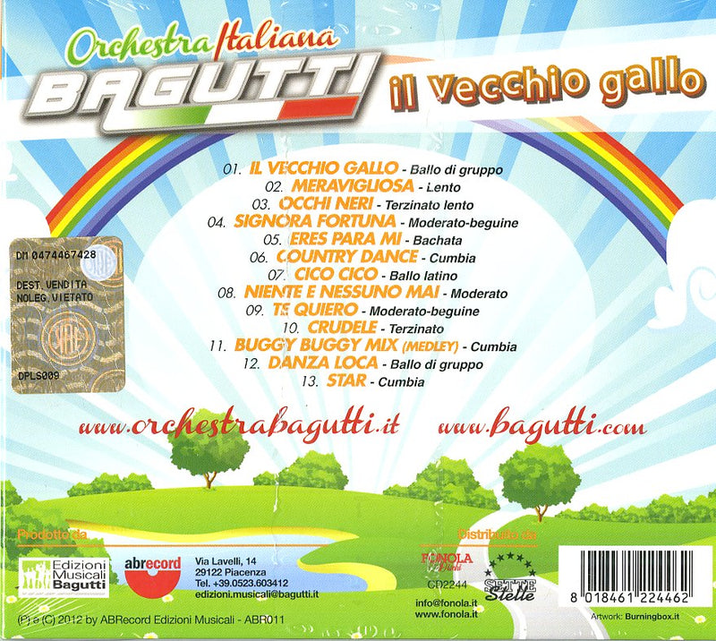 Orchestra Bagutti - Il Vecchio Gallo Cd 8018461224462