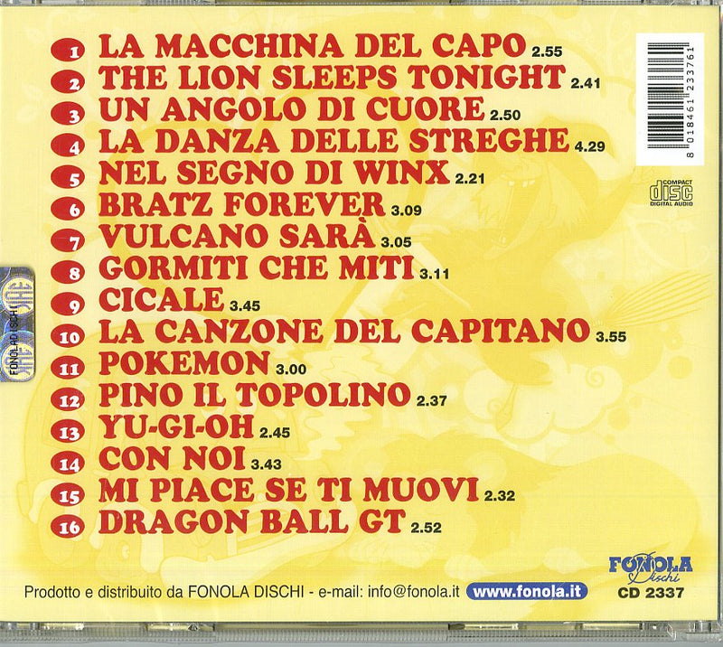 Compilation - 16 Canzoncine Vol.10 La Macchina Del Capo Cd 8018461233761