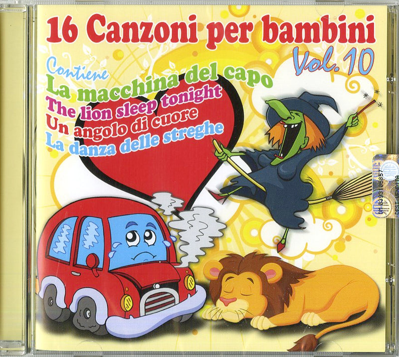 Compilation - 16 Canzoncine Vol.10 La Macchina Del Capo Cd 8018461233761