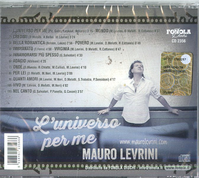 Levrini Mauro - L'Universo Per Me CD 8018461235666