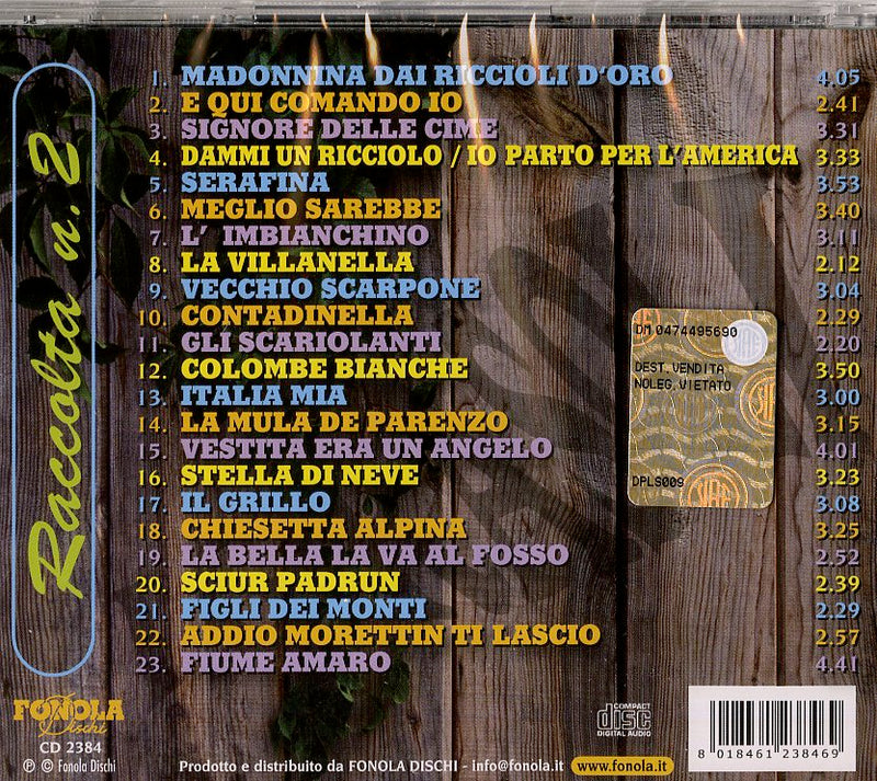 Girasoli I - Le Canzoni Di Casa Vol.2 Nostra Cd 8018461238469