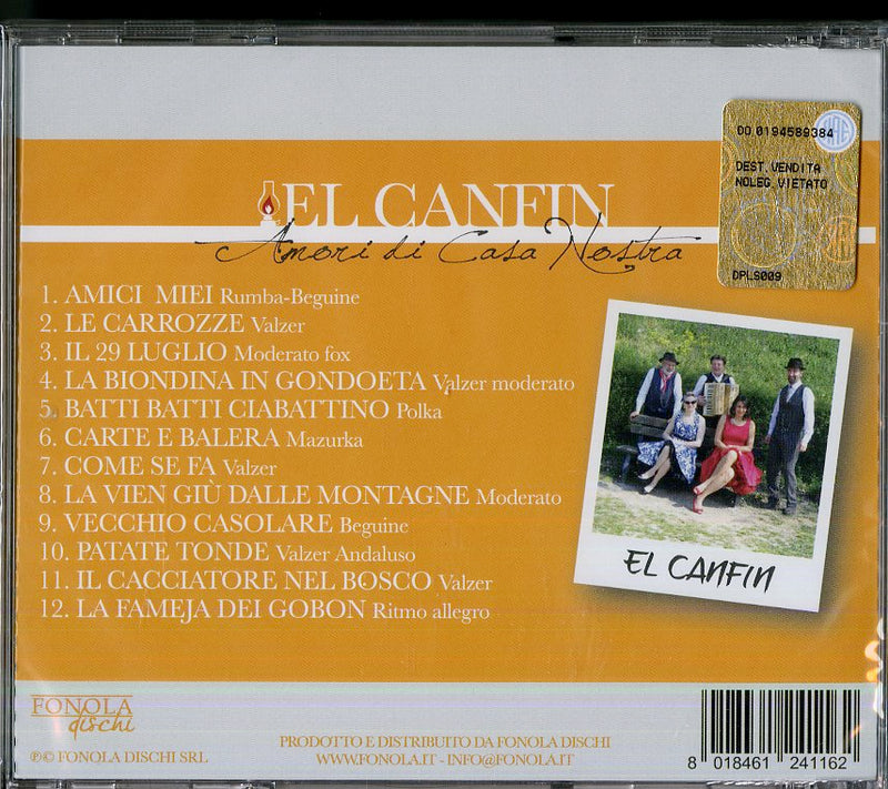 El Canfin - Amori Di Casa Nostra Cd 8018461241162