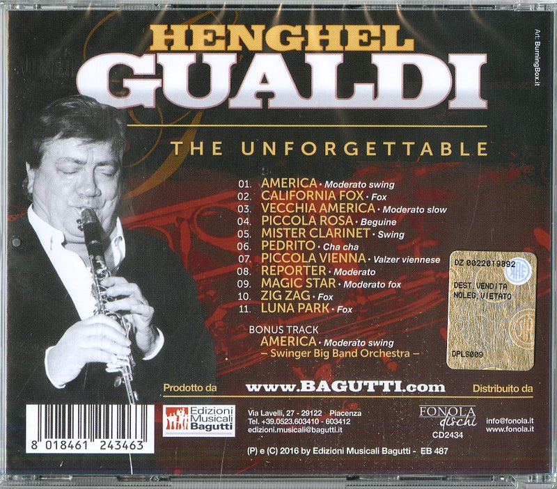 Gualdi Henghel - The Unforgettable Cd 8018461243463