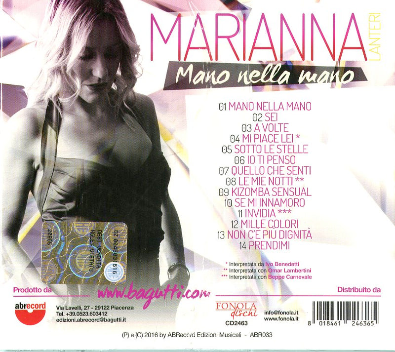 Marianna Lanteri - Mano Nella Mano Cd 8018461246365