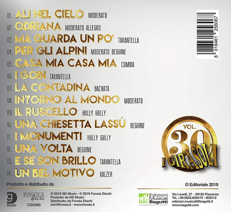 Girasoli I - Ali Nel Cielo Cd 8018461256067