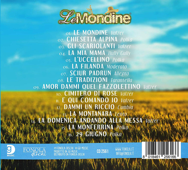 Mondine Le - Canzoni D'Altri Tempi Vol.1 Cd 8018461256166