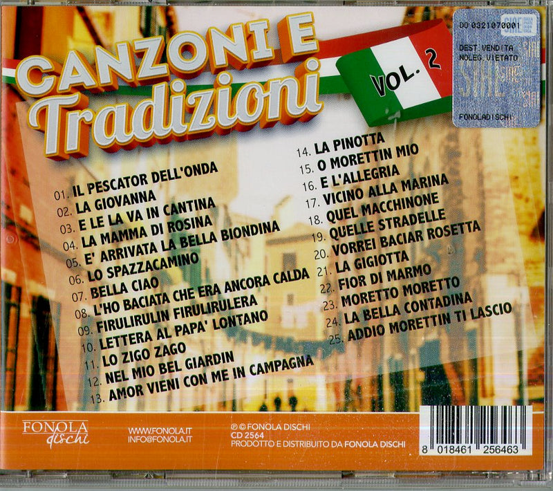 Compilation - Canzoni E Tradizioni Vol.2 CD 8018461256463