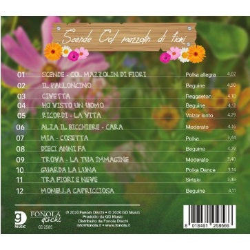 Le Nostre Valli - Scende Col Mazzolin Di Fiori Cd 8018461258566