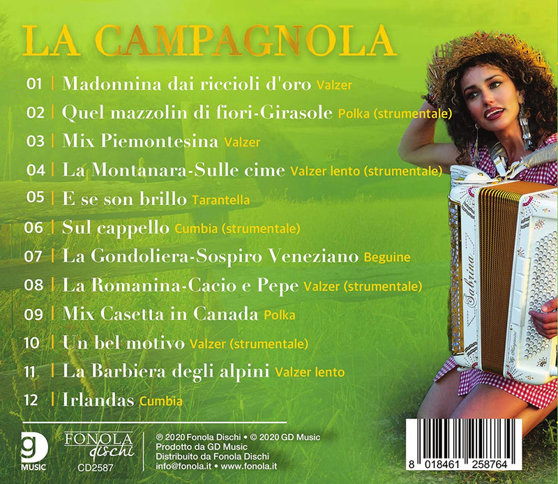 Salvestrin Sabrina - La Campagngola Cd 8018461258764