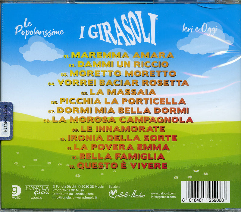 Girasoli I - Le Popolarissime Ieri E Oggi Vol.31 Cd 8018461259068