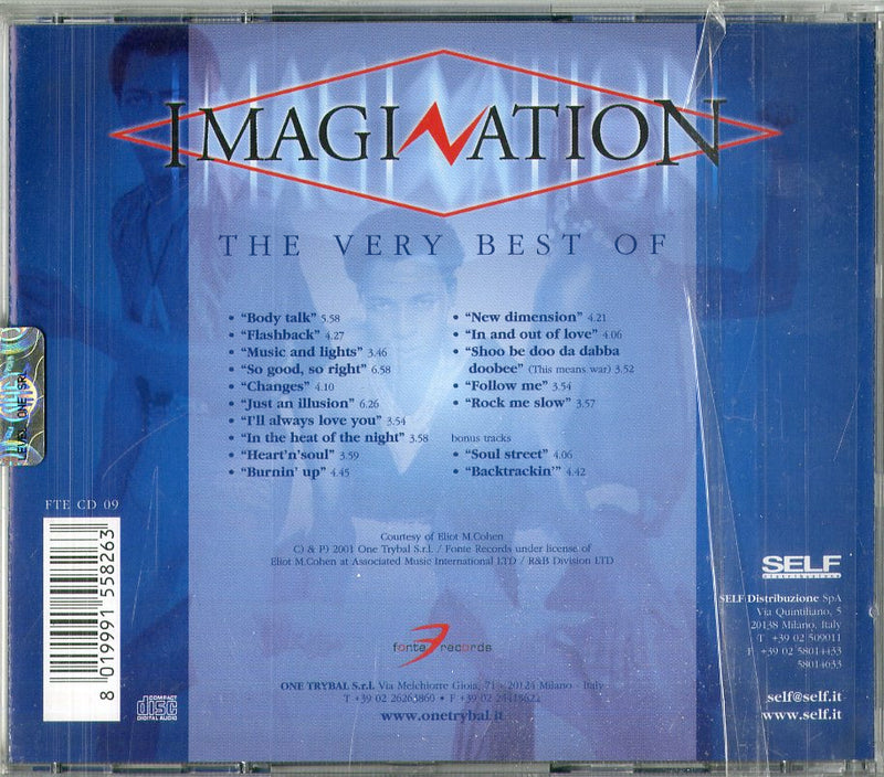 Imagination - The Very Best Of Cd 8019991558263