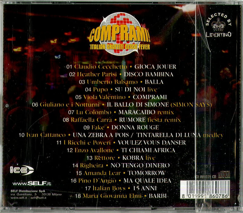 Compilation - Comprami! Italian Graffiti Disco Fever Cd 8019991860786