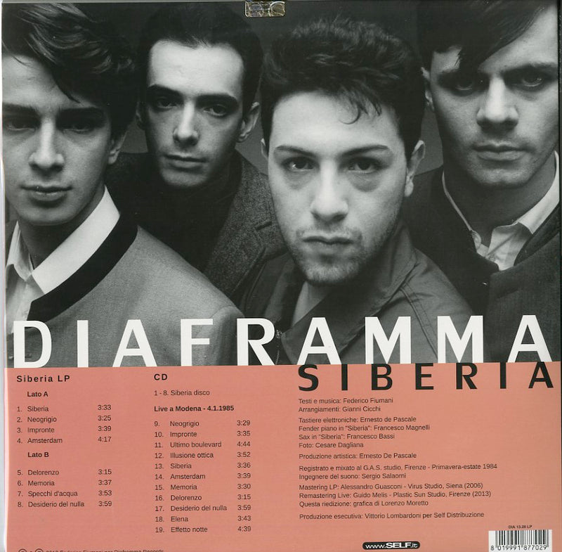Diaframma - Siberia (Lp+Cd) Lp 8019991877029