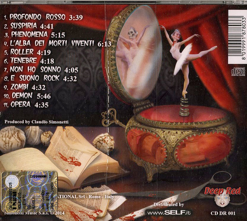 Simonetti'S Goblin Claudio - The Murder Collection Cd 8019991878033