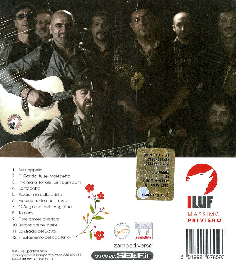 I Luf & Previero Massimo - Terra E Pace CD 8019991878590