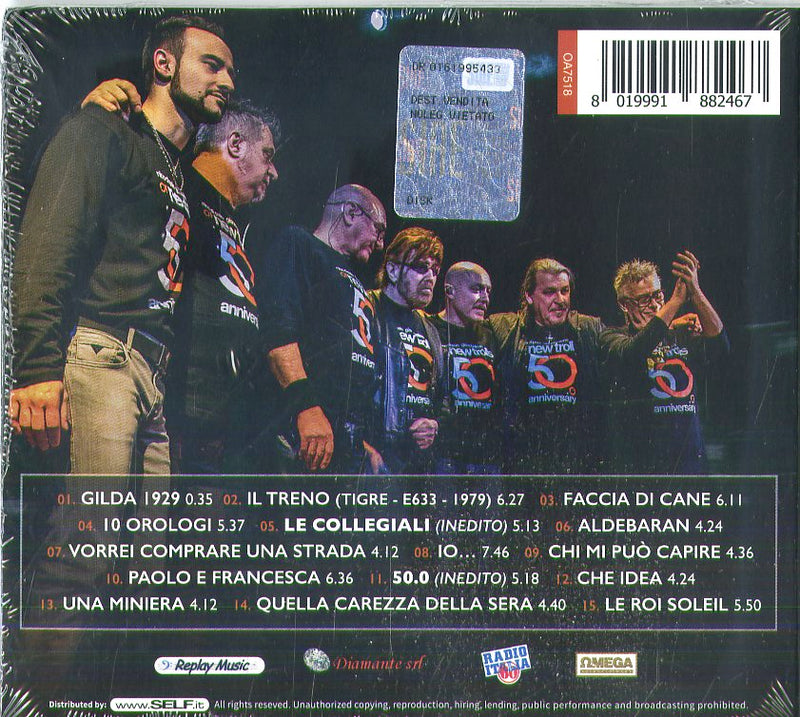 Of New Trolls( Di Palo Nico & Belleno Gianni) - Live 50.0 Cd 8019991882467