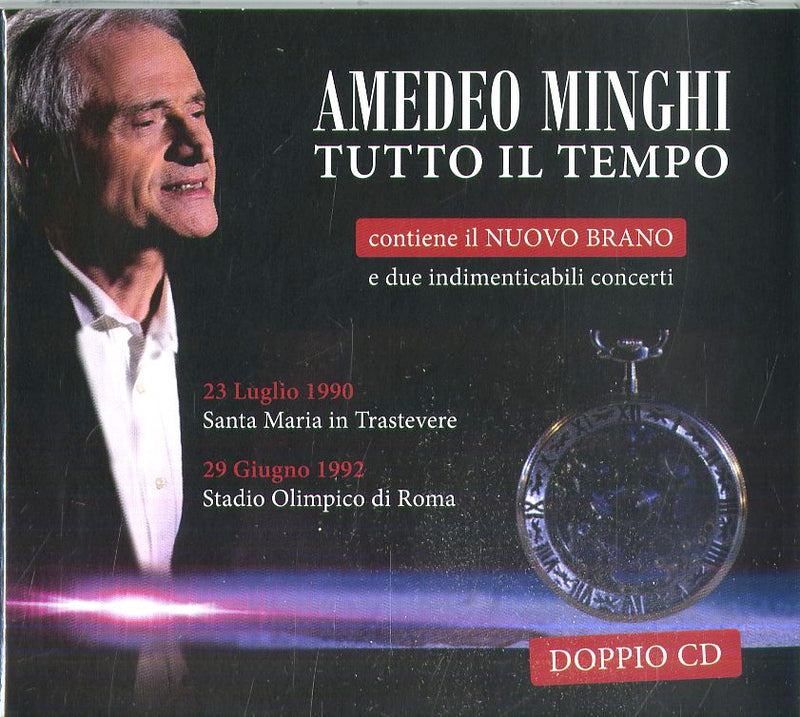 Minghi Amedeo - Tutto Il Tempo (Brano Inedito E 2 Concerti Live 23-07-90 E 29-06-92) CD 8019991882788