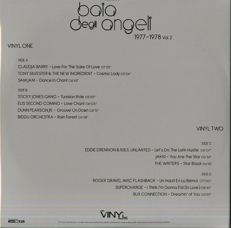 Baldelli Daniele - Baia Degli Angeli 1977 - 1978 Vol.2 (Gatefold + Sticker) Vinile LP - Vinyl record 8019991884263