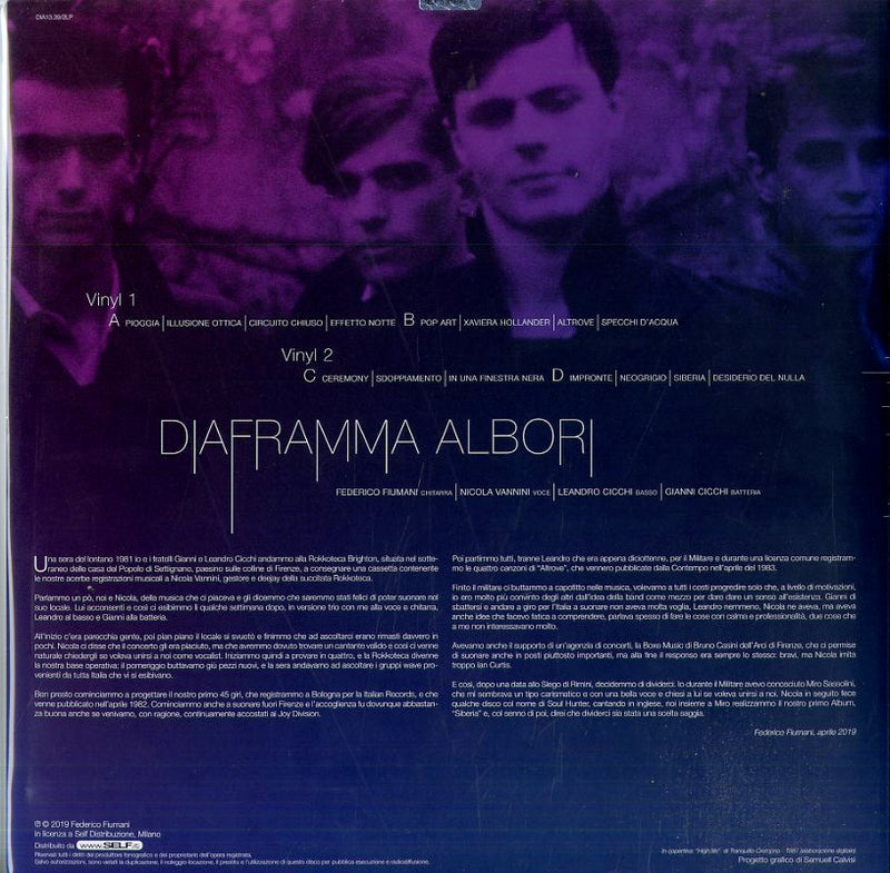 Diaframma - Albori (2Lp+Cd) Vinile LP - Vinyl record 8019991884287