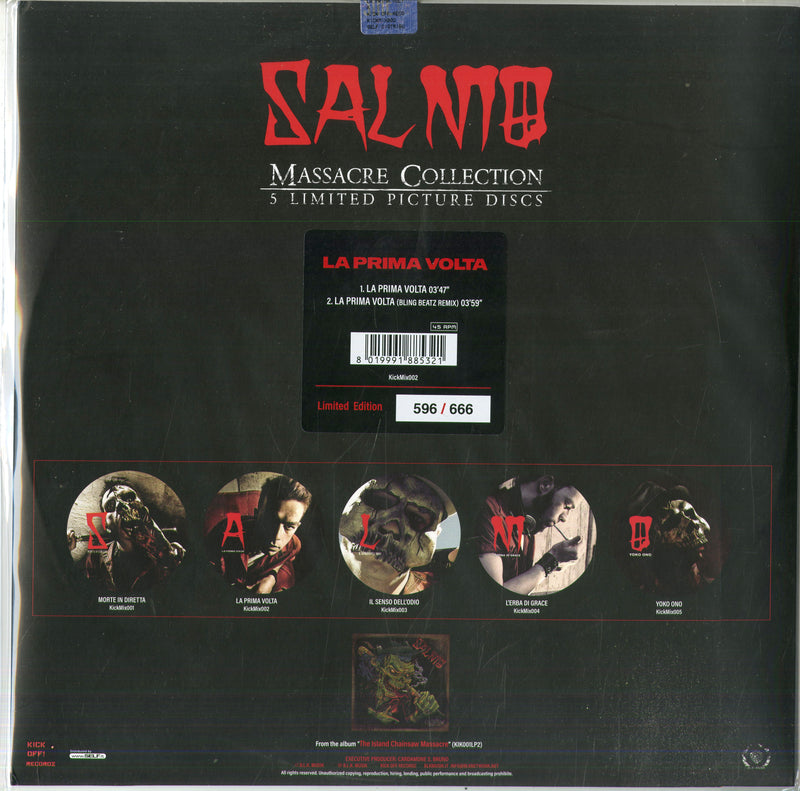 Salmo - La Prima Volta (Picture Disc Copie Numerate Limited Edt.) Lp 8019991885321