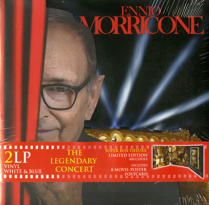 Morricone Ennio - Live At Arena (Super Box Deluxe Edt.Vinyl White & Blue + 8 Movie Poster) Lp 8019991886267